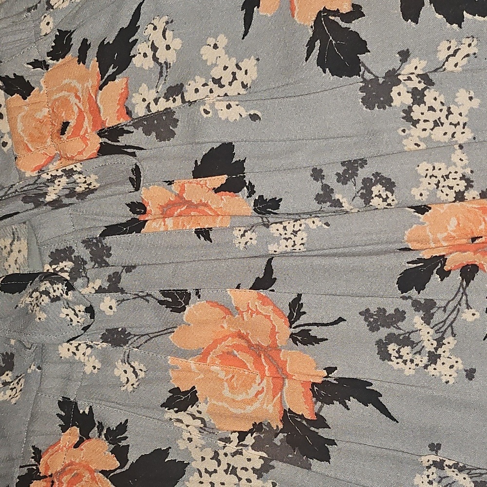 Free People Tied Up In Love Tie Front Whimsical Fairy Dress Size 6 - Picture 6 of 14